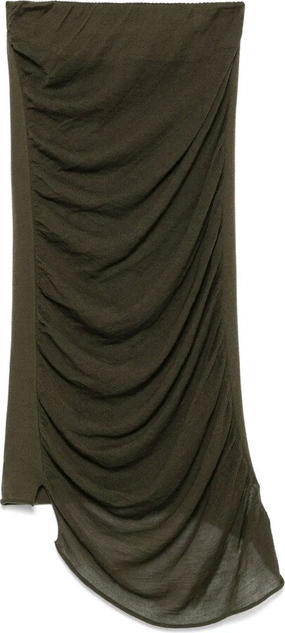 Issey Miyake Ambiguous midi skirt