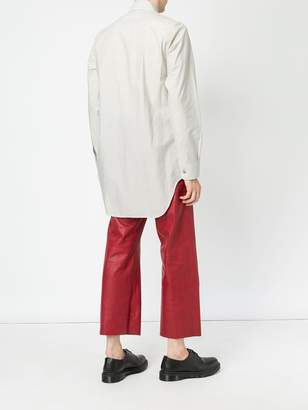 Ann Demeulemeester Grise asymmetric oversized shirt