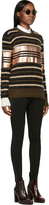Thumbnail for your product : Burberry Black Cropped Ottery Leggings