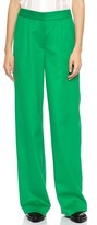 Thumbnail for your product : Lisa Perry Felt Wide Leg Pants