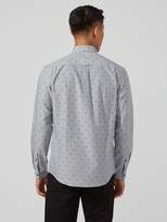 Thumbnail for your product : Frank and Oak Triangle Print Oxford Shirt in Stone Heather