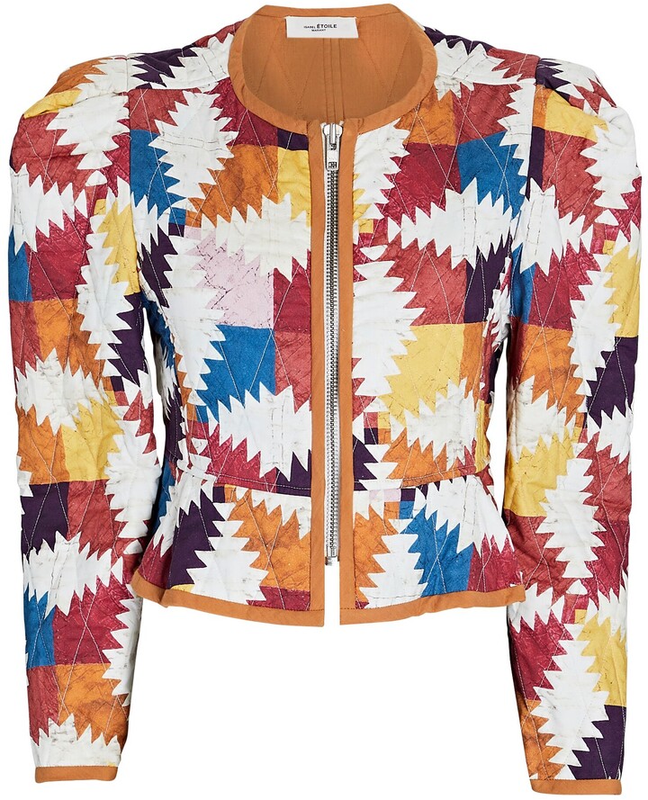 isabel marant patchwork jacket