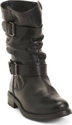 TJMAXX Leather Noelle Mid Shaft Boots For Women