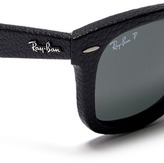 Thumbnail for your product : Ray-Ban 'Wayfarer' leather sunglasses