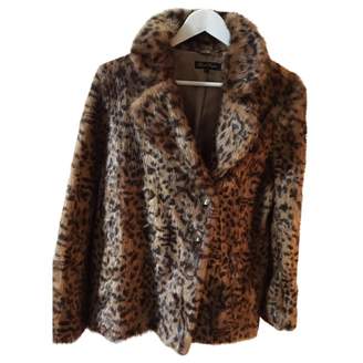Sarah Wayne Brown Faux fur Coat for Women
