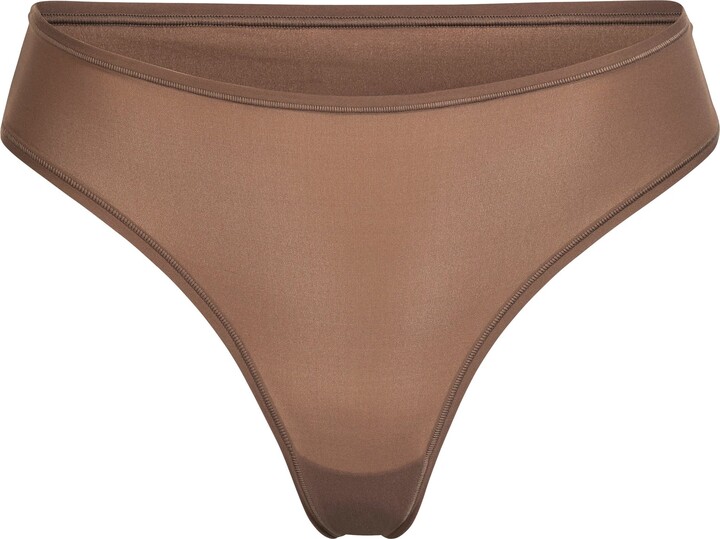 SKIMS Fits Everybody High Waisted Thong - Oxide