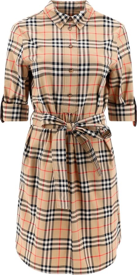 Burberry Check Shirt Dress | ShopStyle