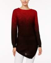 Thumbnail for your product : NY Collection Metallic Ombrandeacute; Tunic Sweater