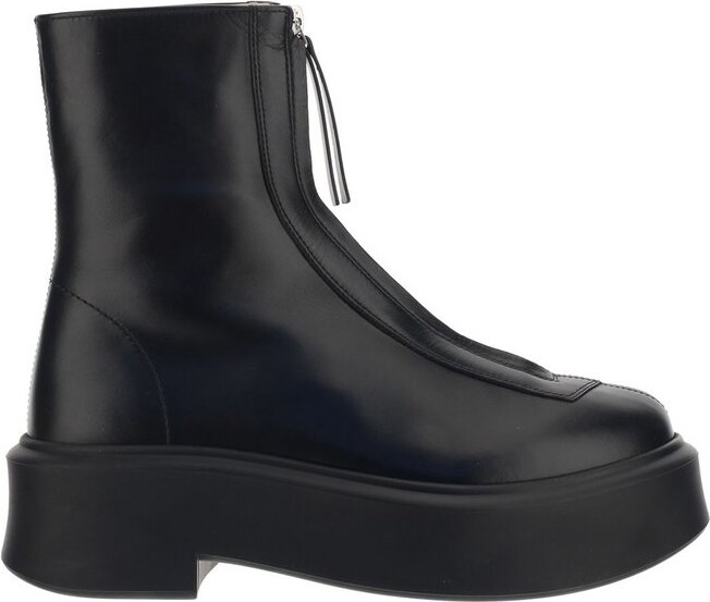the row zipped ankle boots