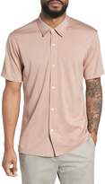 Thumbnail for your product : Theory Incisive Silk & Cotton Short Sleeve Sport Shirt