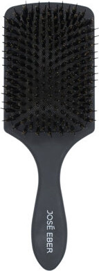 Jose Eber Professional Series - Paddle Brush - 100% Natural Boar Hair W/ Nylon Bristle, Reduces Breakage, Ideal For All Hairtypes, Salon Styling Tool