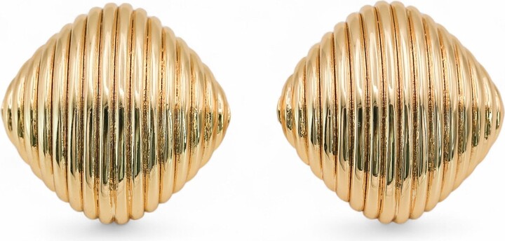 Miss Cecilia Gold Vera Stud Earrings