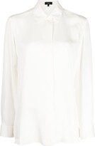 Thumbnail for your product : Theory Long-Sleeve Silk Blouse