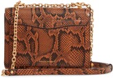 Thumbnail for your product : Rebecca Minkoff Love Too Snake Embossed Leather Crossbody Bag