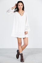 Thumbnail for your product : Ecote Crochet Bell-Sleeve Frock Dress
