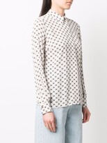 Thumbnail for your product : Elisabetta Franchi Geometric-Print Long-Sleeve Shirt