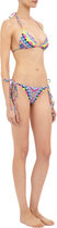 Thumbnail for your product : Mara Hoffman Geometric-Patterned Triangle Bikini Top