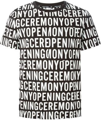 Opening Ceremony all-over logo print T-shirt