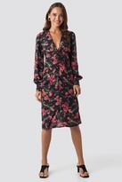 Thumbnail for your product : NA-KD Buttoned Front V-Neck Dress