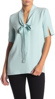 Thumbnail for your product : BOSS Inini Tie Neck Blouse