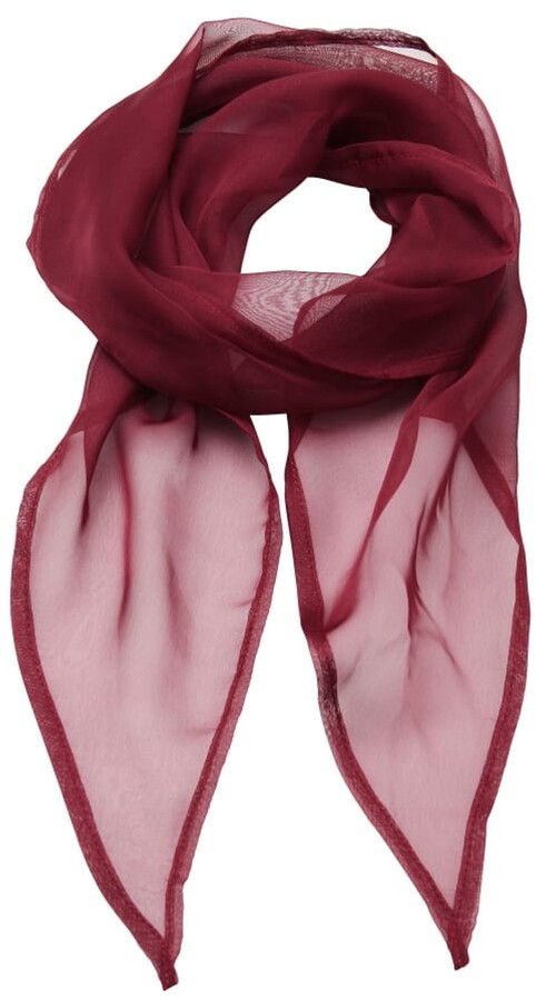 pastel purple Burgundy scarf pink chiffon green and saffron
