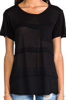 Thumbnail for your product : Heather Pleat Pocket Tee