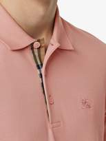 Thumbnail for your product : Burberry Check Placket Cotton Polo Shirt