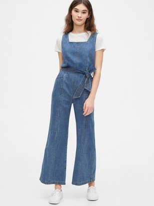 gap jean jumpsuit