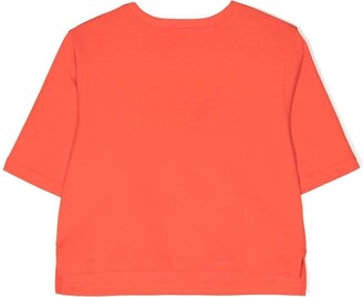 Stella McCartney Kids logo-print organic cotton T-shirt