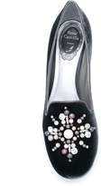 Thumbnail for your product : Rene Caovilla beads embellished pumps
