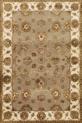 Pasargad Agra Hand-Knotted Wool/Silk Area Rug