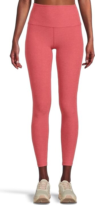Beyond Yoga Spacedye Caught In The Midi High Waisted Leggings Women's Workout Faded Rose Heather : XS (US Women's 2-4), Elastane/Polyester