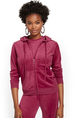 velour jacket womens