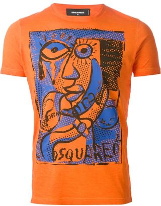 DSQUARED2 abstract print T-shirt