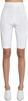 Thumbnail for your product : 16Arlington Fitted High Waist Moire Cycling Shorts