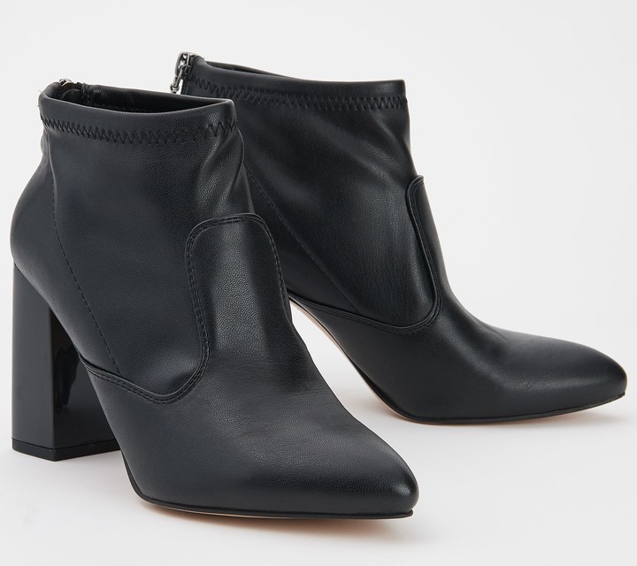 franco sarto block heel booties