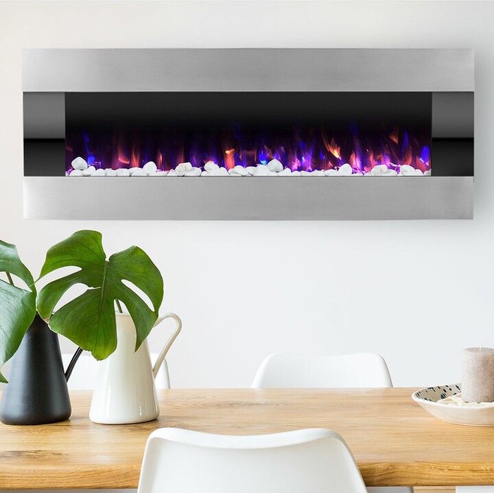 Northwest Wall Mounted LED Fire and Ice Flame Electric Fireplace - ShopStyle
