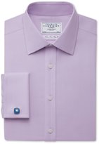 Thumbnail for your product : Charles Tyrwhitt Lilac royal Panama non-iron slim fit shirt