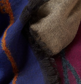Thumbnail for your product : Boglioli Jacquard-Patterned Lightweight Scarf