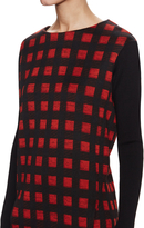 Thumbnail for your product : Maje Plaid Dress with Thumbholes