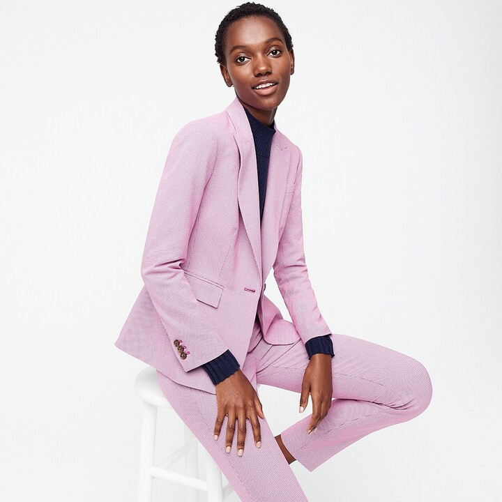 pink blazer j crew