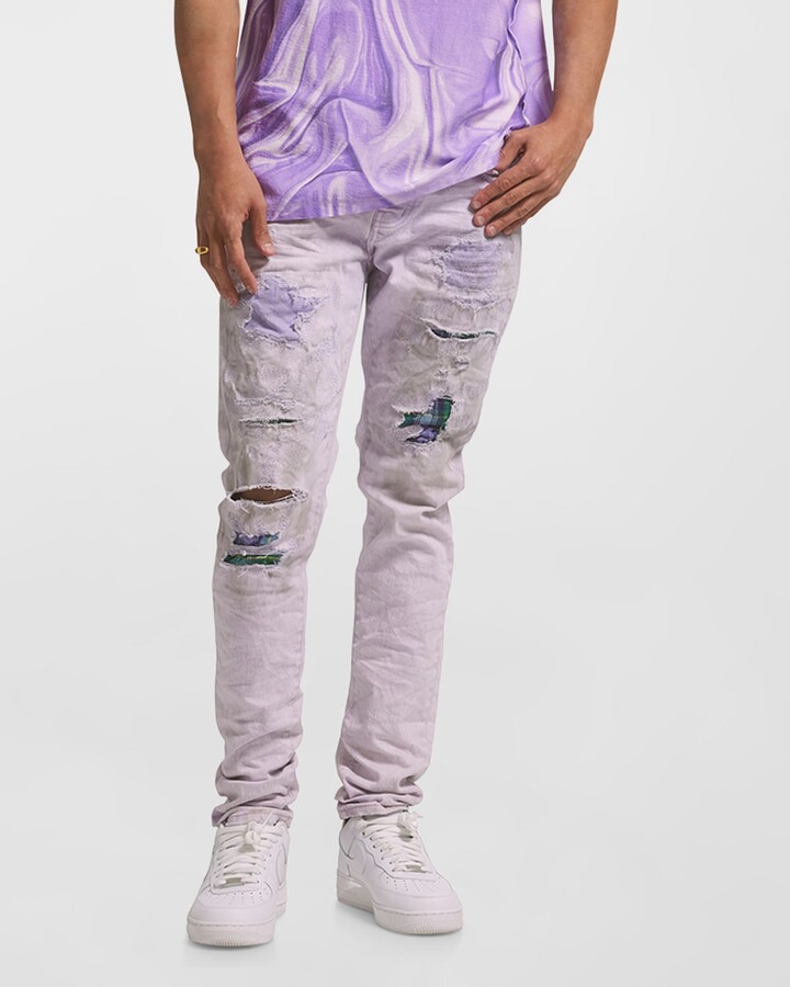 Men's Purple Slim Jeans | ShopStyle