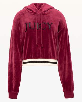Juicy Couture Ultra Luxe Velour Hooded Pullover