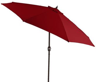 Pier 1 Imports 9' Red Aluminum Tilting Umbrella