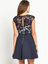Thumbnail for your product : Lipsy 2-in-1 Lace Skater Dress