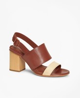 chunky wooden sandals