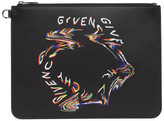 Thumbnail for your product : Givenchy Black Glitch Logo Pouch