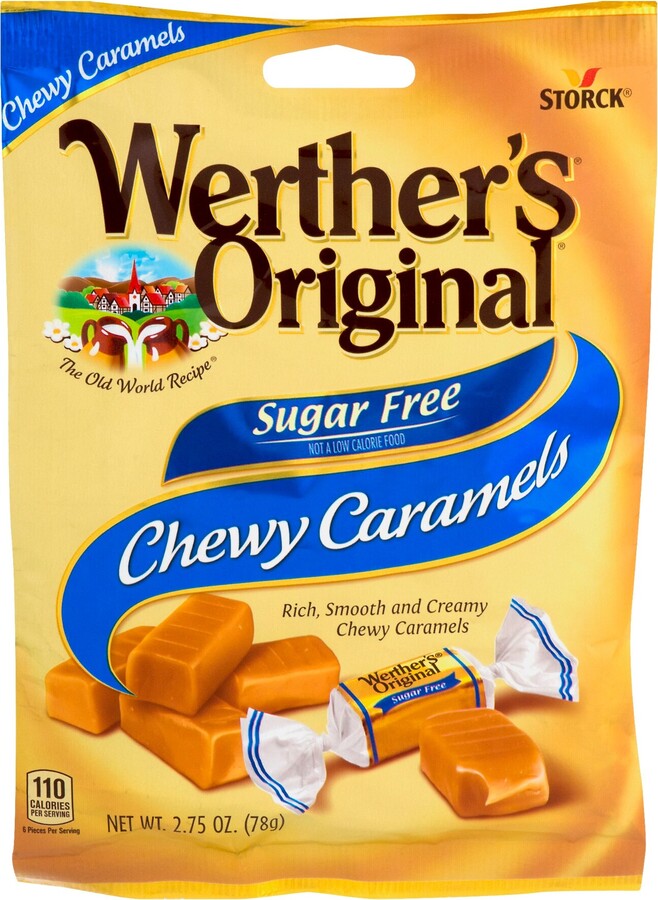 Werther's Original Sugar Free Chewy Caramels, 2.75 oz