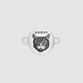 Thumbnail for your product : Gucci Blind for Love ring in silver