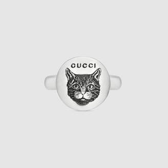 Gucci Blind for Love ring in silver